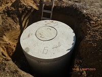 Установка каналізації. смт Кожанка, Фастівський р-н, Київська обл.