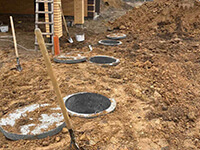 Каналізація на дачі під ключ. с. Білогородка, Київська обл.