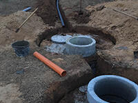 Проведення каналізації в приватному будинку, м Буча, Києво-Святошинський район, Київська область