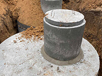 Проведення каналізації. Приватний будинок. Гнатівка. Київська обл.