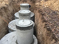 Каналізація для заміського будинку в Конча-заспі