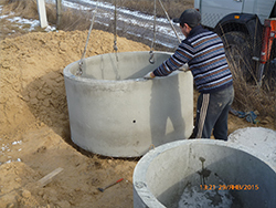 Каналізація для дому. смт. Борова, Фастівський район, Київська область