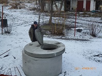 Пристрій каналізації в приватному будинку. смт. Іванків, Іванківський р-н., Київська обл.